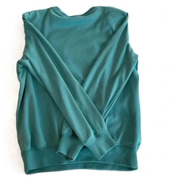 Alfred Dunner Turquoise Corduroy Embroidered Pullover Sweater Womens Small - Picture 7 of 7